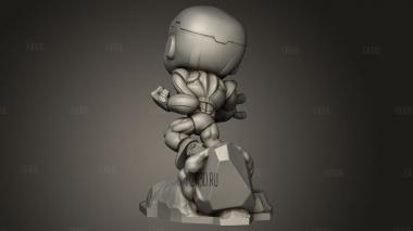 Железный Человек Чиби 3d stl модель для ЧПУ
