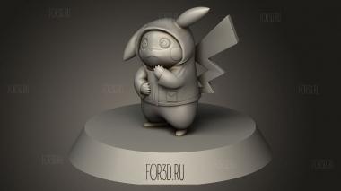 Пантомима Джорджи пикачу 3d stl модель для ЧПУ