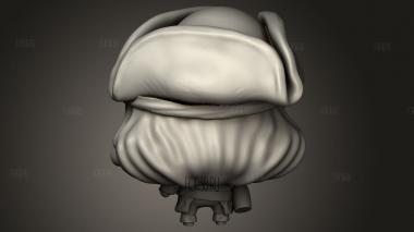 Джек Воробей 3d stl модель для ЧПУ