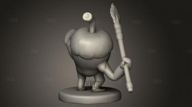 Джейми Корт Сердитый Бросок Желудя Желудевым Копьем 3d stl модель для ЧПУ
