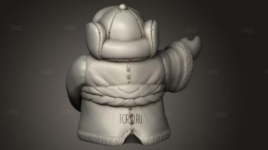 Джейми Корт Пингвин Мерчантс Мерчант Шорт 3d stl модель для ЧПУ