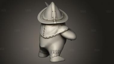 Джейми Корт Пингвин Копейщик,Атака Копьем 3d stl модель для ЧПУ