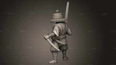 Японские ронины 3d stl модель для ЧПУ