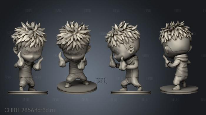 Jujutsu Kaisen Yuji Itadori Chibi stl model for CNC