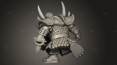 Пепельный гном 3d stl модель для ЧПУ