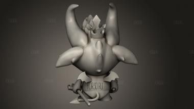 Маленький дьяволенок тимо мейн 3d stl модель для ЧПУ