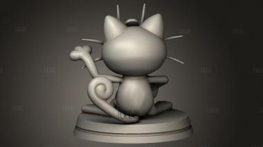 Покемон Lucky Meowth 3d stl модель для ЧПУ