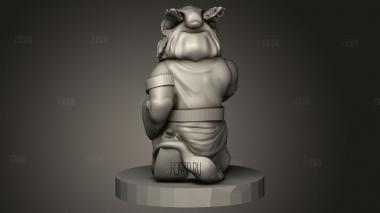 Волшебник Каджит гато 3d stl модель для ЧПУ