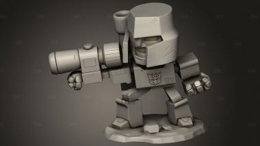 Мегатрон Чиби 3d stl модель для ЧПУ