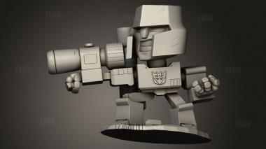 Мегатрон Чиби 3d stl модель для ЧПУ