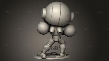 Метроид Прайм Чиби 3d stl модель для ЧПУ