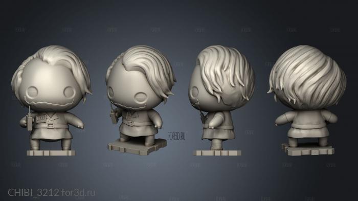 CHIBI_3212 3d stl модель для ЧПУ