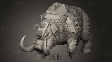 Или кабан 3d stl модель для ЧПУ