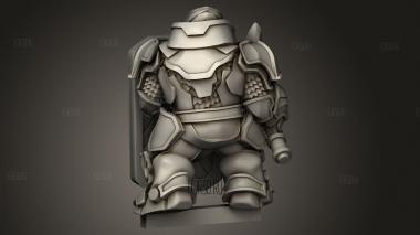 Одетые Гномы,Бронированные Гномы 3d stl модель для ЧПУ
