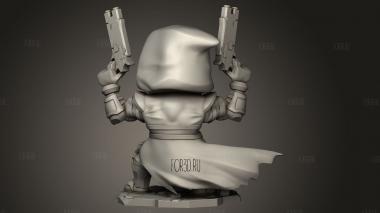 Жнец из Owatch Чиби 3d stl модель для ЧПУ