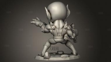 Пантро Чиби 3d stl модель для ЧПУ