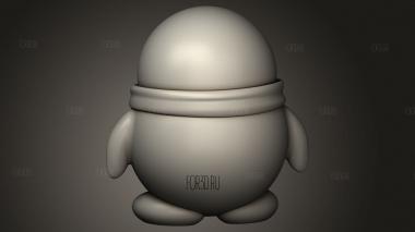 Пингвин 3d stl модель для ЧПУ