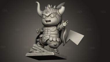 Пикачу на Альдебаране 3d stl модель для ЧПУ