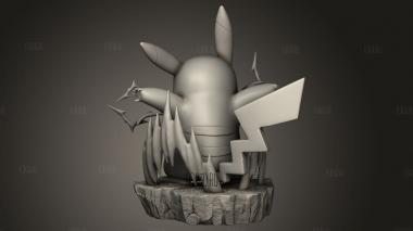 Пикачу Пок декс Декс 3d stl модель для ЧПУ