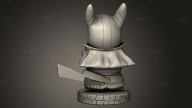 Пикачу 3d stl модель для ЧПУ