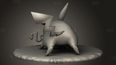Лес пикачу 3d stl модель для ЧПУ
