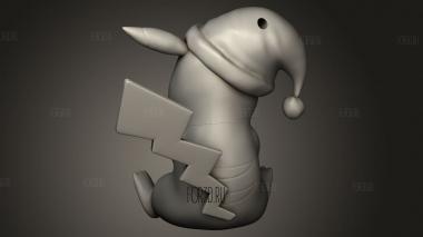 Пикачу в навигационном стиле 3d stl модель для ЧПУ
