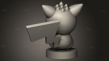 Пикенгар 3d stl модель для ЧПУ