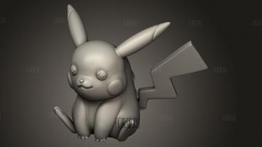 Пикачу и Пикачу Смущены 3d stl модель для ЧПУ