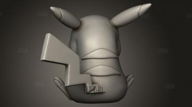 Пикачу и Пикачу Смущены 3d stl модель для ЧПУ