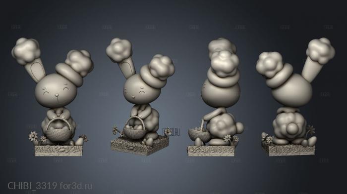 Pokemon BUNEARY easter all stl model for CNC