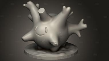 Покемон Корсола 3d stl модель для ЧПУ