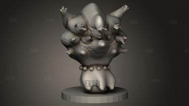 Покемон Мисдривус 3d stl модель для ЧПУ