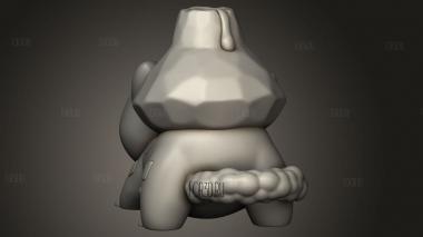 Покемон начал стрелять бульбазавром 3d stl модель для ЧПУ