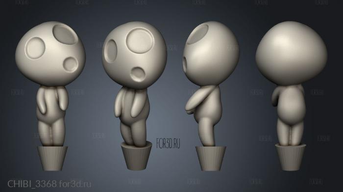 CHIBI_3368 3d stl модель для ЧПУ