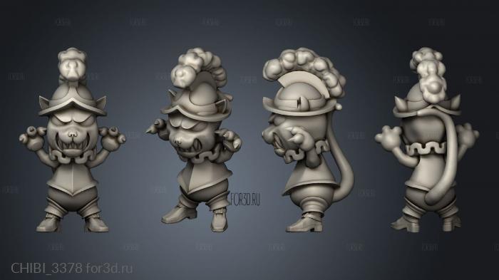 CHIBI_3378 3d stl модель для ЧПУ