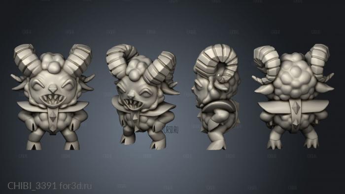 CHIBI_3391 3d stl модель для ЧПУ