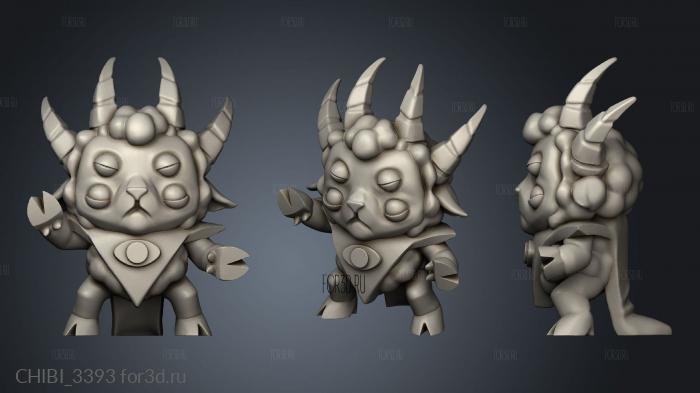 CHIBI_3393 3d stl модель для ЧПУ