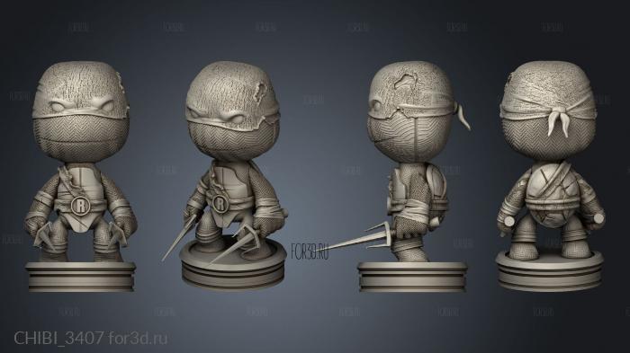 CHIBI_3407 3d stl модель для ЧПУ