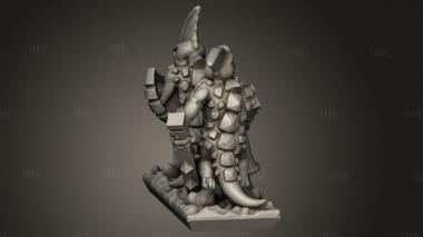 Рептилия В армейской легкой пехоте 3d stl модель для ЧПУ