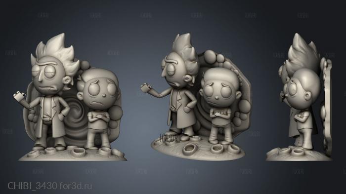 CHIBI_3430 3d stl модель для ЧПУ