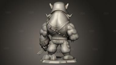 Рокстеди Чиби 3d stl модель для ЧПУ