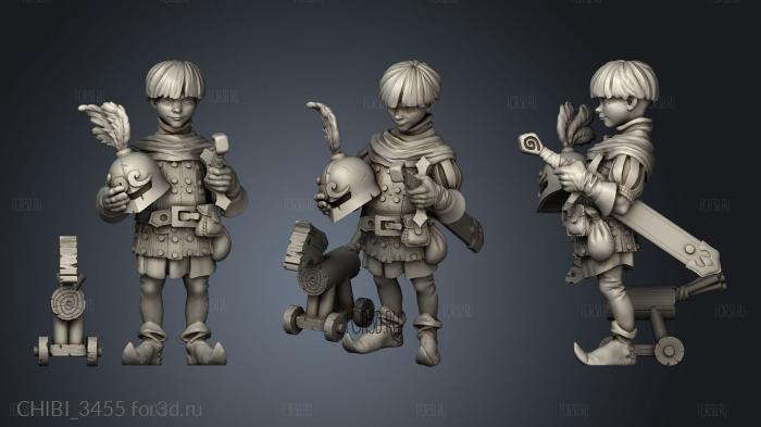 CHIBI_3455 3d stl модель для ЧПУ