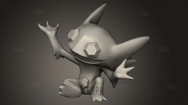 Саблезубый Сидит 3d stl модель для ЧПУ