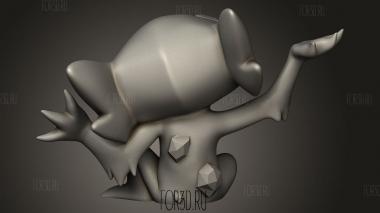 Саблезубый Сидит 3d stl модель для ЧПУ