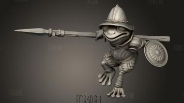 Причудливый Копейщик 3d stl модель для ЧПУ