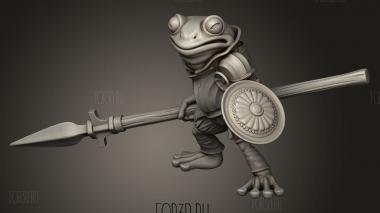 Необычный Копейщик 3d stl модель для ЧПУ