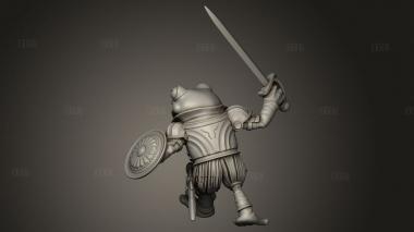 Причудливый Фехтовальщик 3d stl модель для ЧПУ