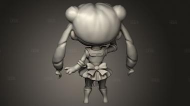 Сейлор Мун Усаги 3d stl модель для ЧПУ