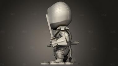 Скорпион Чиби 3d stl модель для ЧПУ