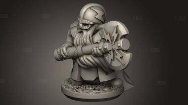 Герой щитов 3d stl модель для ЧПУ